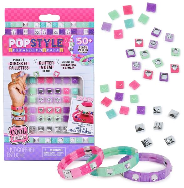 Imagem de Pacote de expansão Bracelet Maker Cool Maker PopStyle com mais de 50 miçangas