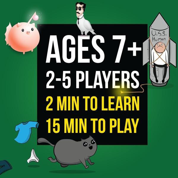 Imagem de Pacote de expansão Exploding Kittens Streaking Kittens