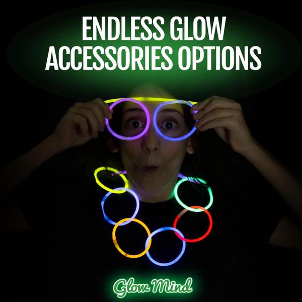 Imagem de Pacote de festa de Halloween Glow Sticks Glow Mind 300 Ultra Bright