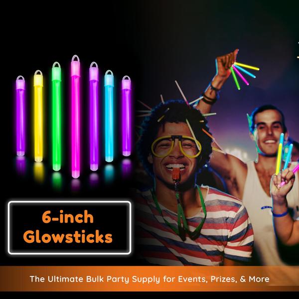 Imagem de Pacote de festa Glow Sticks Glow Fever de 6 polegadas e 100 quilates verde