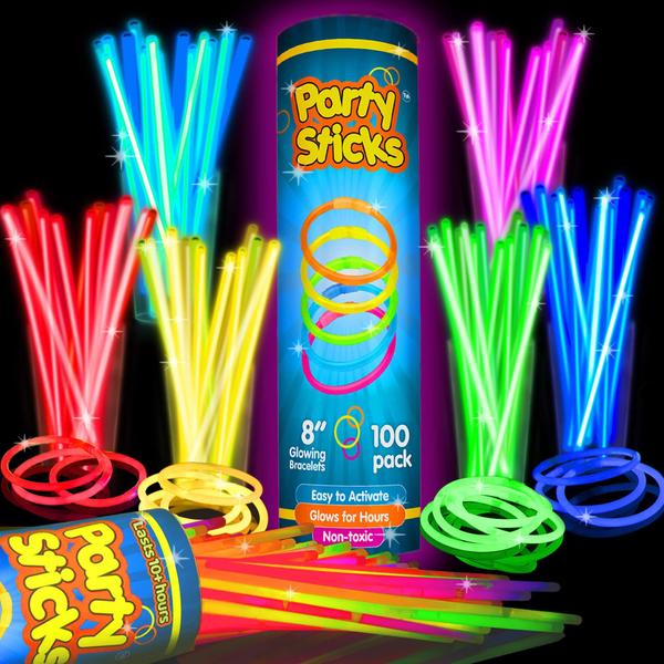 Imagem de Pacote de festa Glow Sticks PartySticks 100 pulseiras e colares