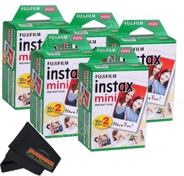 Imagem de Pacote de filmes Fujifilm Instax Mini para mini câmeras instantâneas (x100)