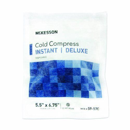 Imagem de Pacote de frio instantâneo McKesson Deluxe Propósito Geral Pequeno 5-1/2 X 6-3/4 Polegadas Caso Descartável de Pano Macio de 24 por McKesson