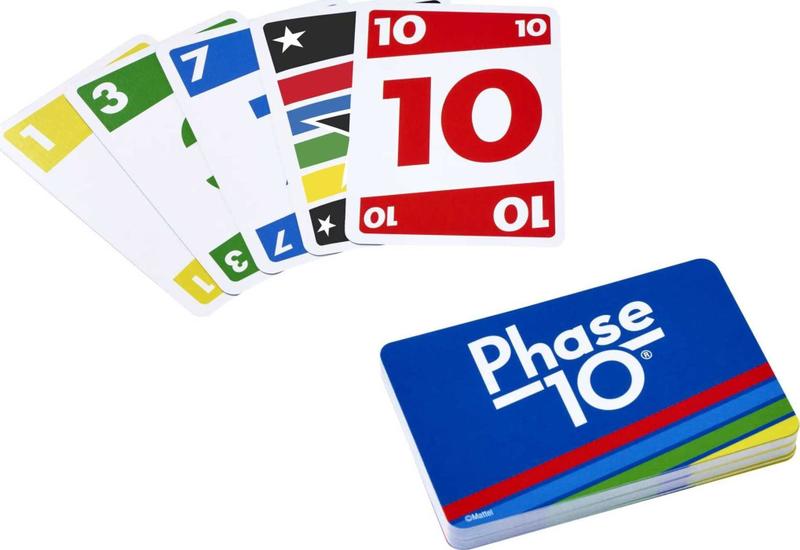 Imagem de Pacote de jogos de cartas Mattel UNO Phase 10 e Pic Flip 7+ Years