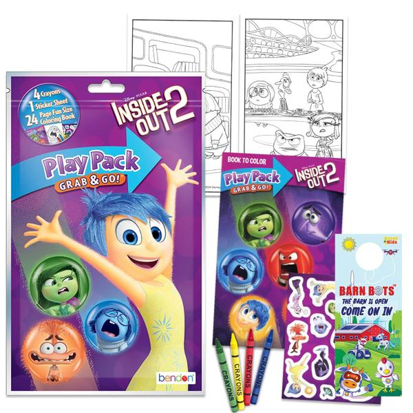 Imagem de Pacote de lembrancinhas e suprimentos de festa Inside Out 2 Birthday