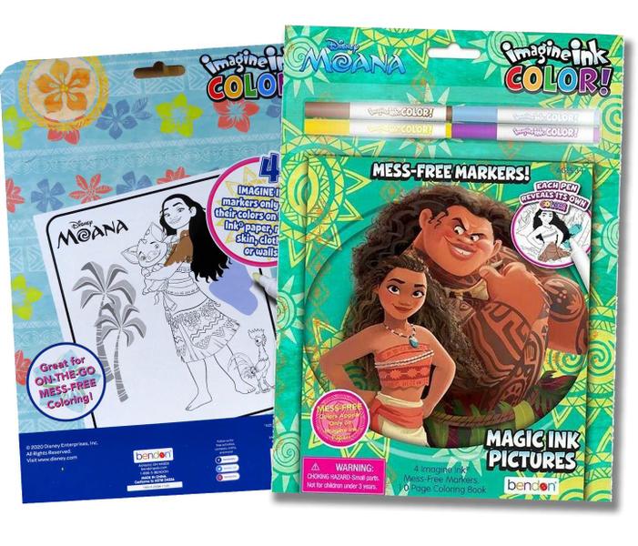 Imagem de Pacote de livros para colorir e atividades Disney Moana Bendon