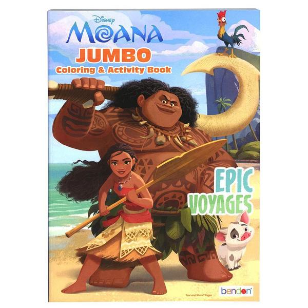 Imagem de Pacote de livros para colorir e atividades Disney Moana Kids 2+ Years