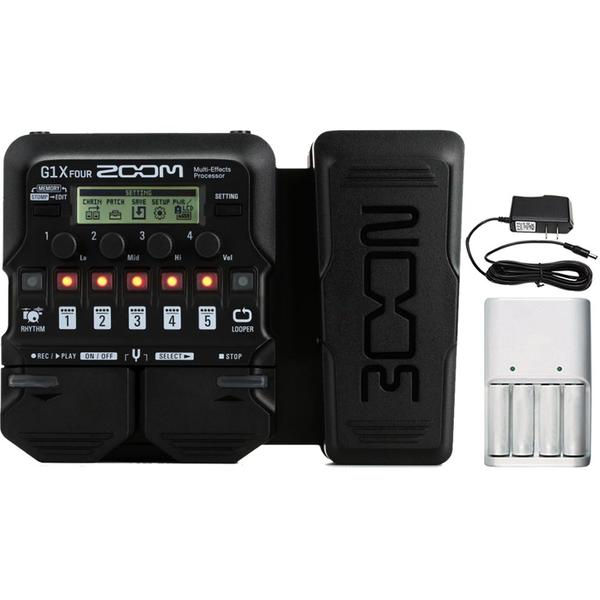 Imagem de Pacote de quatro processadores de efeitos para guitarra Zoom G1X