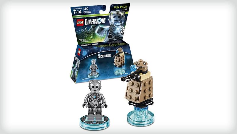 Imagem de Pacote divertido Toy LEGO Dimensions Doctor Who Cyberman e Dalek