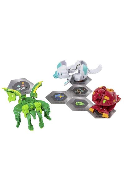 Imagem de Pacote inicial Bakugan Ventus Garganoid com 3 transformações