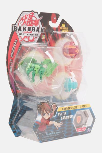 Imagem de Pacote inicial Bakugan Ventus Garganoid com 3 transformações