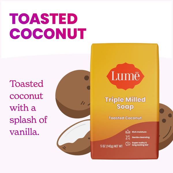 Imagem de Pacote inicial de desodorante Lume Whole Body Toasted Coconut