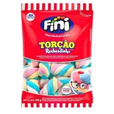 Imagem de Pacote Marshmallow Fini Recheadinho Torção 250g - Fini