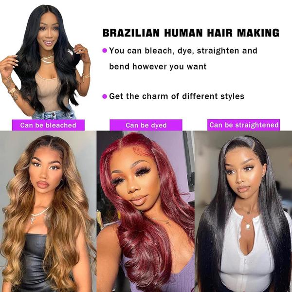 Imagem de Pacotes de cabelo Afekisn 12A Body Wave 100% cabelo virgem brasileiro