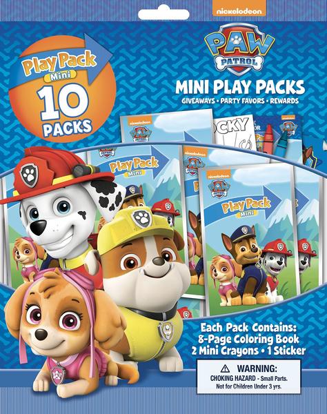 Imagem de Pacotes de jogos Nickelodeon Paw Patrol 10 Mini 36m+ Kids