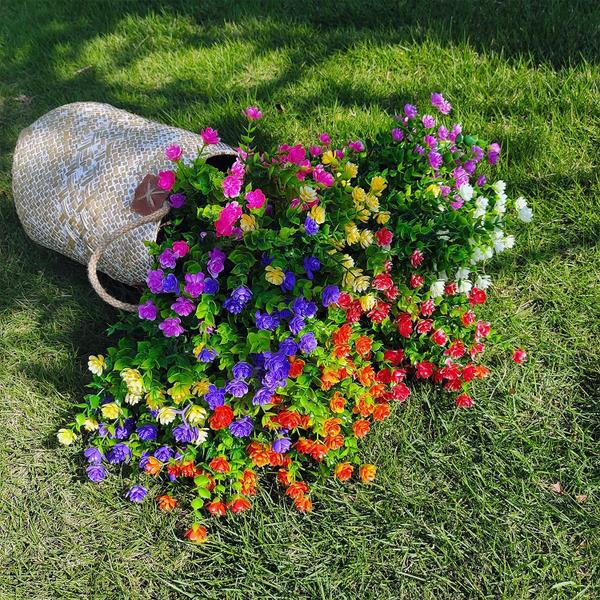 Pacotes de plantas artificiais WEAUSUP 21 resistentes a UV para jardim Imagem de Pacotes de plantas artificiais WEAUSUP 21 resistentes a UV para jardim