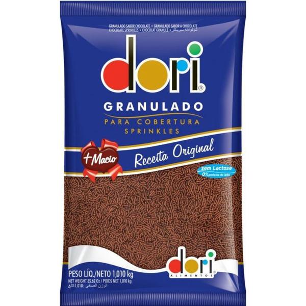 Pacotinho de Chocolate Granulado 1,010 Kg Confeitos Dori Imagem de Pacotinho de Chocolate Granulado 1,010 Kg Confeitos Dori