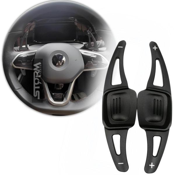 Imagem de Paddle Shift Volante Preto Vw Golf Jetta Polo Virtus Par