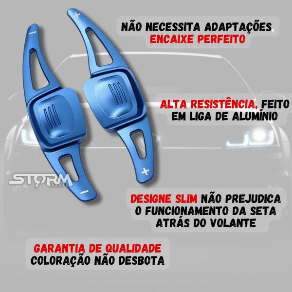 Imagem de Paddle Shift Volante ul Vw Golf Jetta Polo Virtus Par Tsi