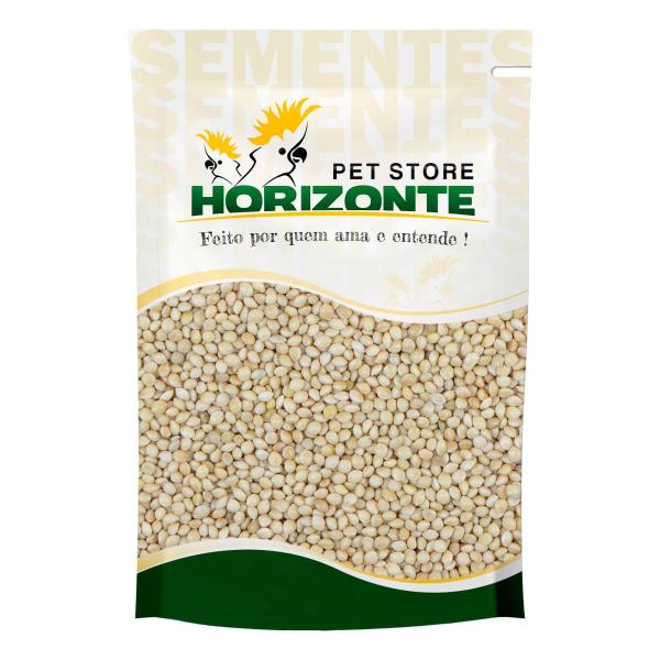 Imagem de Painço Branco - 2kg - Horizonte Pet Store - Semente Limpa para Pássaros Alimento Puro e Natural