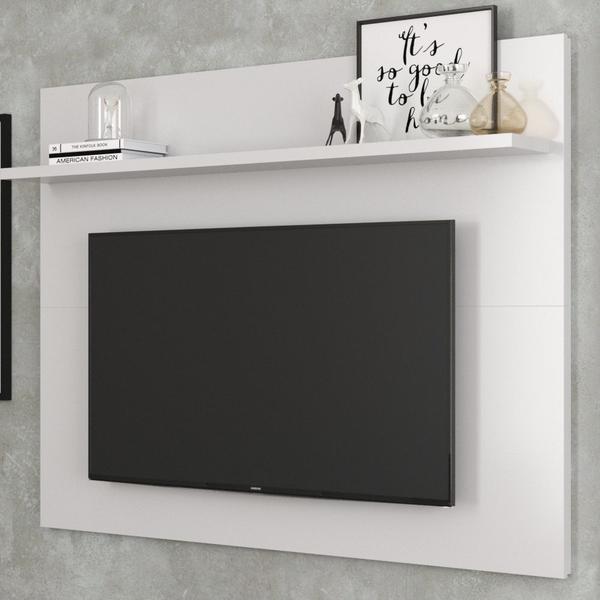 Imagem de Painel 1.4 para Tv de Até 55 Polegadas Topazio Branco - Rede Móveis