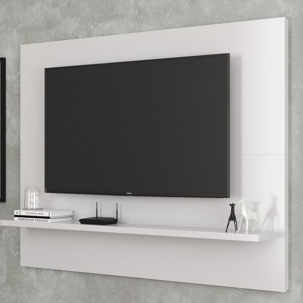 Imagem de Painel 1.4 para Tv de Até 55 Polegadas Topazio Branco - Rede Móveis