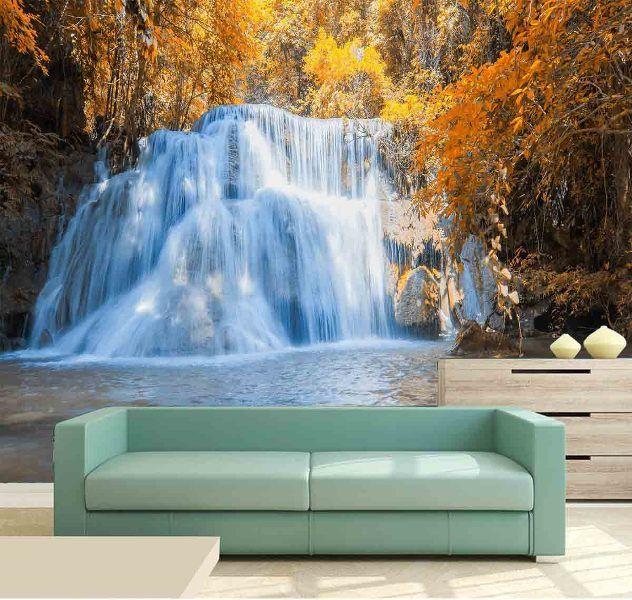 Painel Adesivo Cachoeira 3D 2M² na 013 - Voce Decorando Imagem de Painel Adesivo Cachoeira 3D 2M² na 013