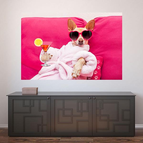 Painel Adesivo de Parede - Cachorro - Pet Shop - 775pnm - Allodi Imagem de Painel Adesivo de Parede - Cachorro - Pet Shop - 775pnm