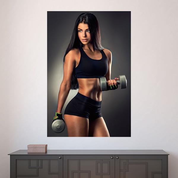 Imagem de Painel Adesivo de Parede - Fitness - Academia - 1479pnp