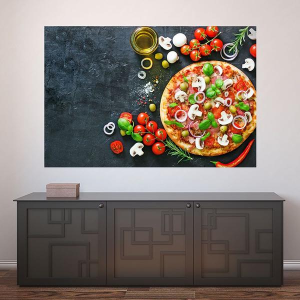 Imagem de Painel Adesivo de Parede - Pizza - Pizzaria - 1221png