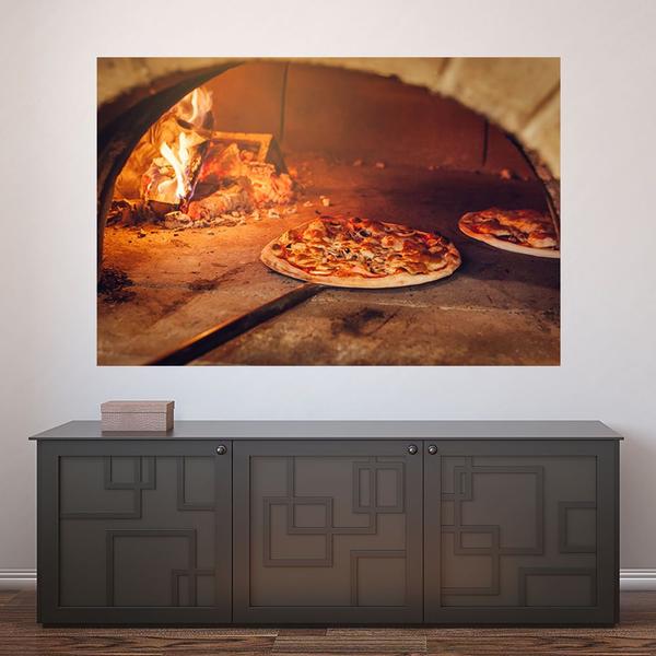 Imagem de Painel Adesivo de Parede - Pizza - Pizzaria - 1235pnm