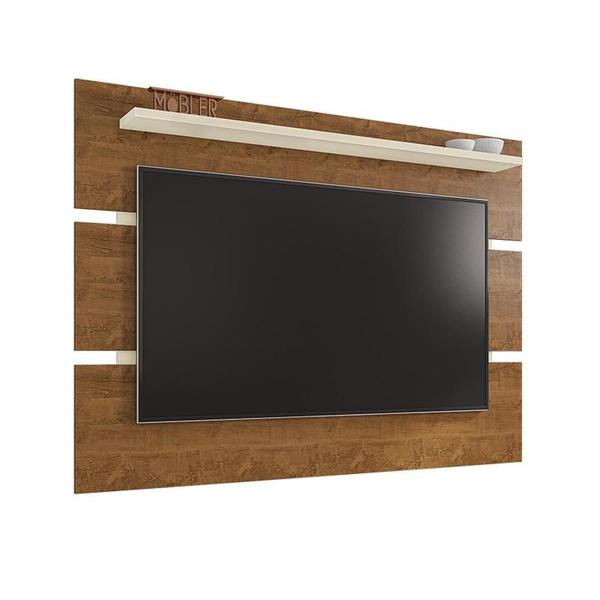 Imagem de Painel Arcade 1.6 para TV até 55” Nature/Off White - PR Móveis