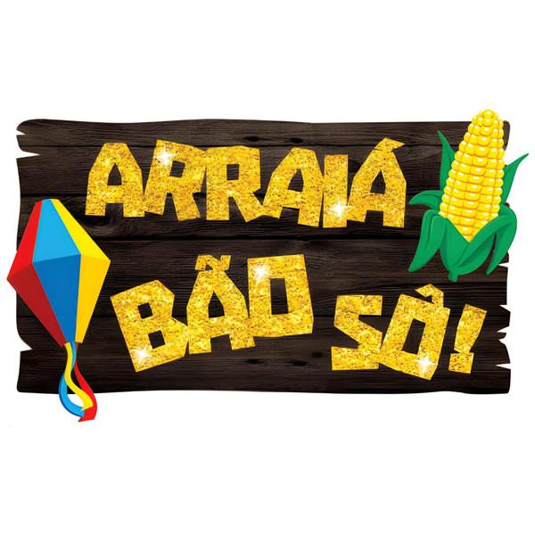 Imagem de  painel arraia bao so decoração festa junina 53 cm