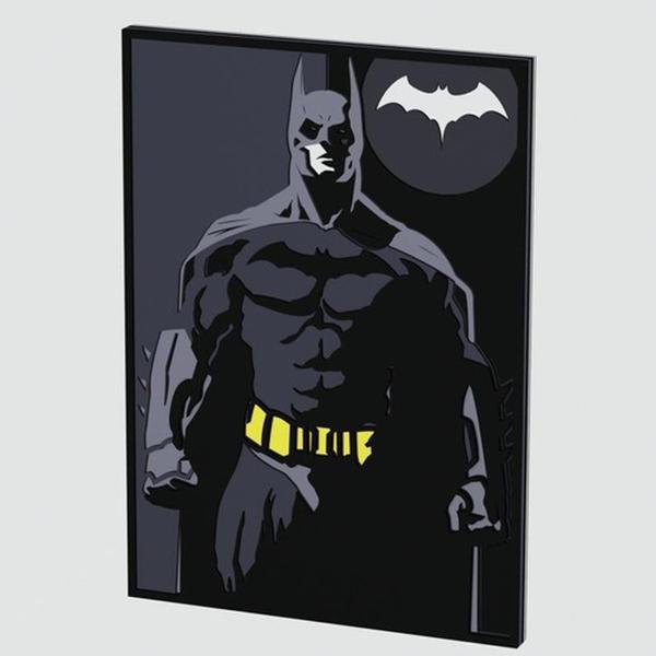 Imagem de Painel Batman Em Camadas Mdf 44cm 3d Q3d0009