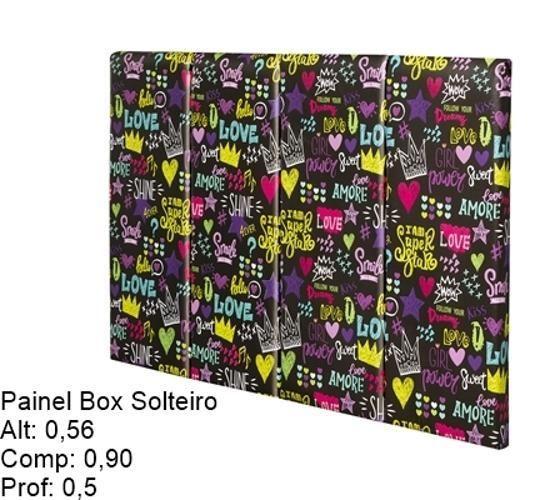 Imagem de Painel Cabeceira Box 0,90 Infantil Cor Love Smile Comprar