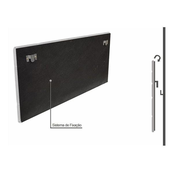 Imagem de Painel Cabeceira Casal King 190cm Para Cama Box Espanha Suede Preto - DS Estofados