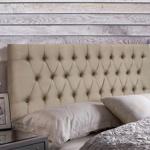 Imagem de Painel Cabeceira Dubai para cama box-1 Metro-suede Bege