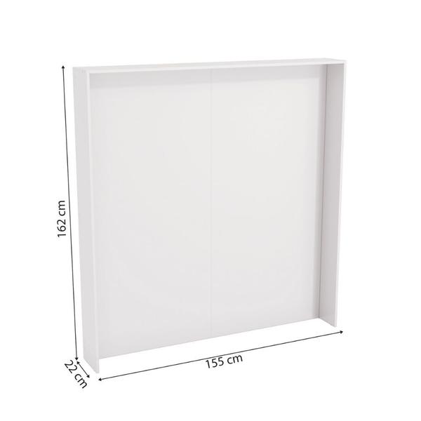 Imagem de Painel Cabeceira Modulada 155cm Casal Arca