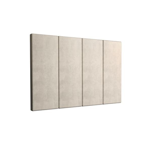 Imagem de Painel Cama Box Valence 0,90 Tecido Suede cor Nude - Comprar Moveis Em Casa