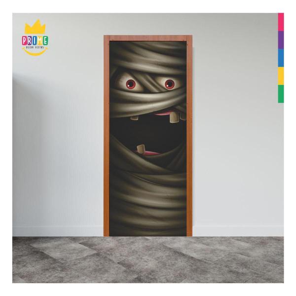 Imagem de Painel Capa De Porta Halloween 3D Em Tecido 0,85M X 2,10M