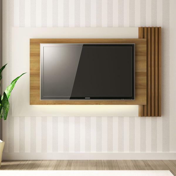 Imagem de Painel com Led para TV até 65'' Polegadas 200x120cm Natural Off White