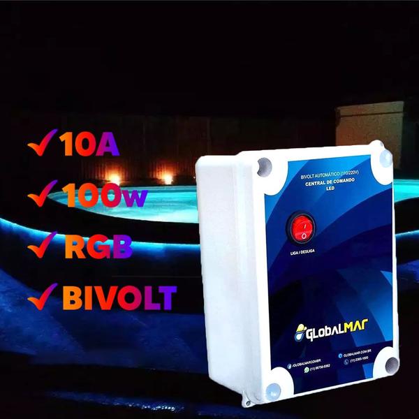 Imagem de Painel Comando Com Controle Touch Para Refletor Rgb Piscina