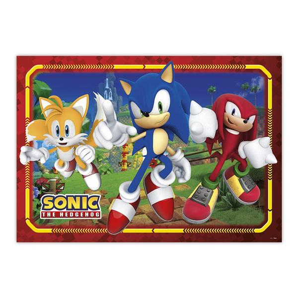 Imagem de Painel de Aniversário Gigante Sonic Hedgehog 126cm