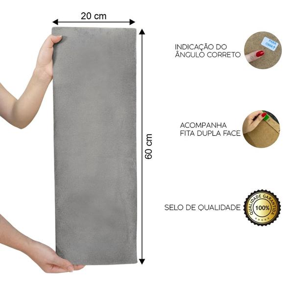 Imagem de Painel de Cabeceira para Cama Box Queen Estofada 140cm Várias Cores