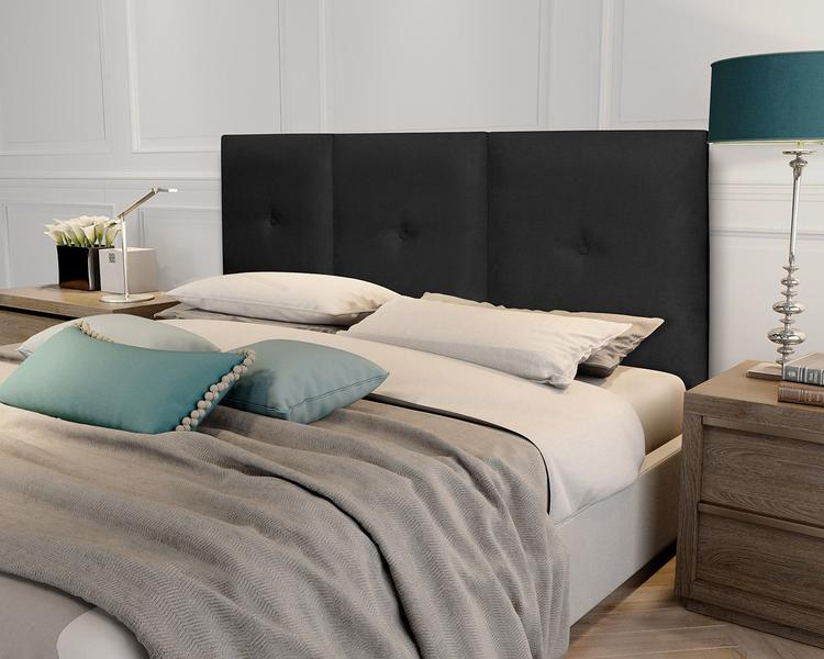 Imagem de Painel de Cama Box Queen 1,64 Capricho cor Preto