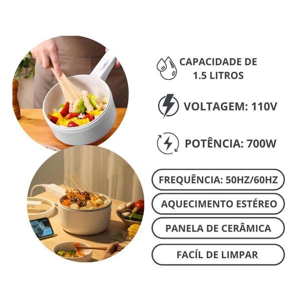 Imagem de Painel De Cerâmica Elétrica Portátil Função Fritura - 110V