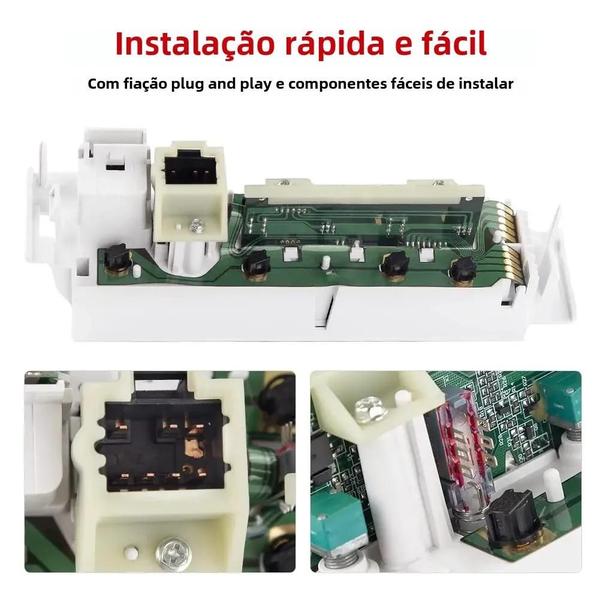 Imagem de Painel de Controle de Clima Universal para Chevrolet e GMC - Aquecedor e Ar Condicionado