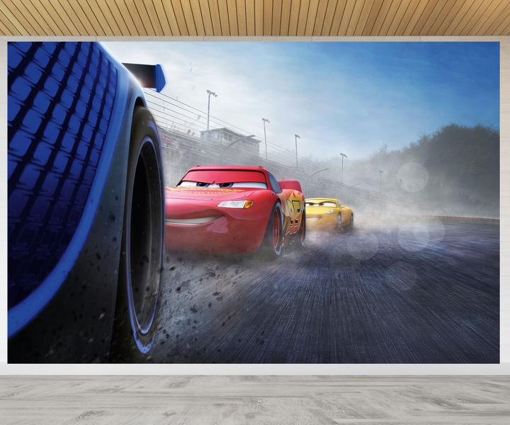 Imagem de Painel de Festa Aniversário Decorativo Carros