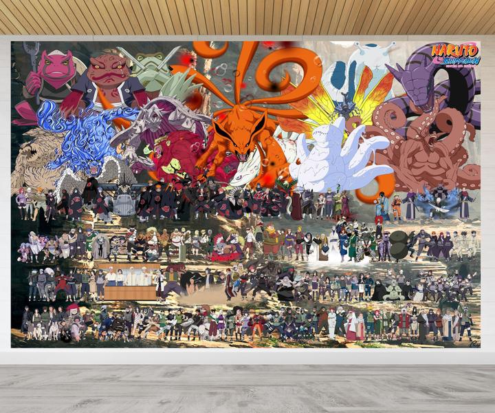 Imagem de Painel de Festa Decorativo Naruto