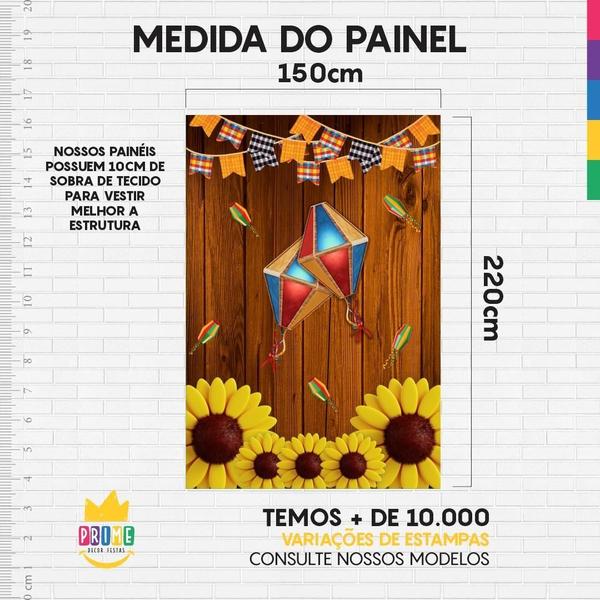 Imagem de Painel De Festa Junina Festa Lateral Casadinho 1,50M X 2,20M